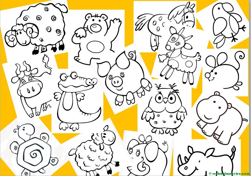 Dibujos para colorear de animales