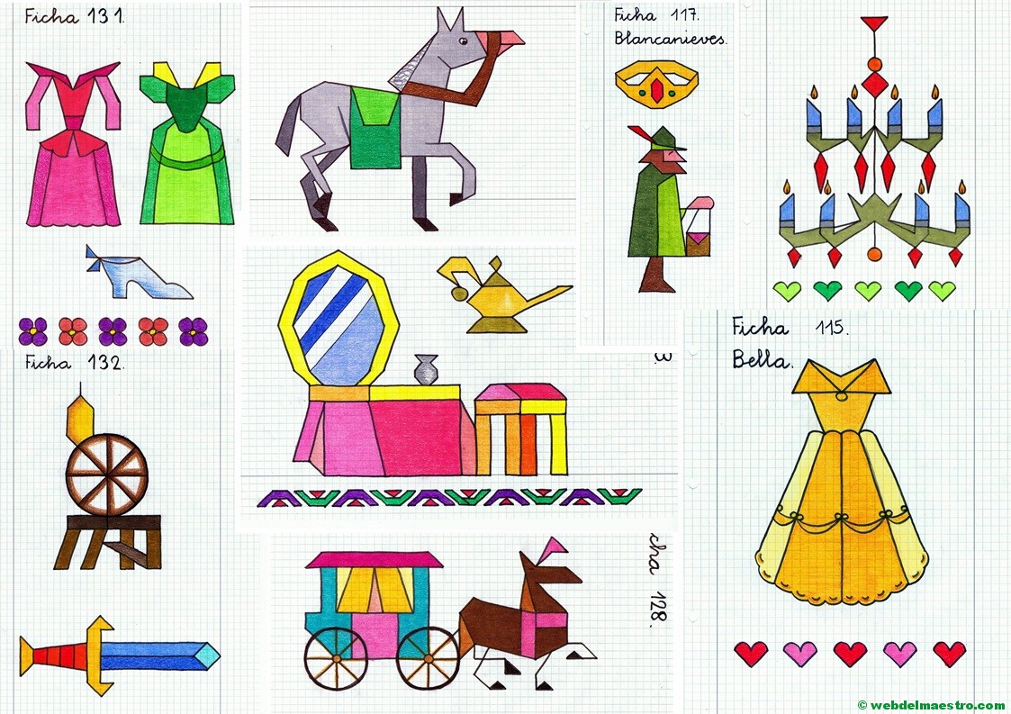 Dibujos cuadriculados (II)