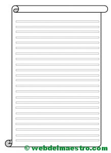 dia-de-la-constitucion-hoja-con-pauta-simple