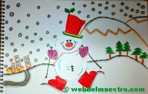 Muñeco de nieve-Terminación