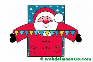 Papa noel para la clase