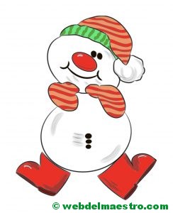 muñeco de nieve 1-color