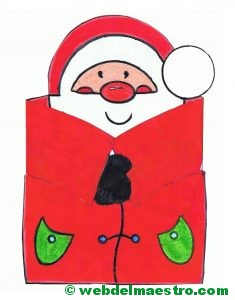 papa noel dibujo coloreado-2-