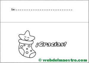 sobre de la carta por detrás