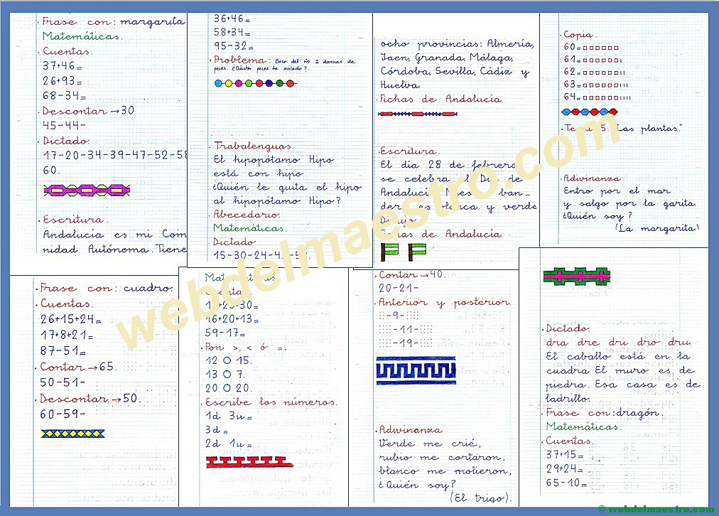Primero de Primaria | Actividades para el aula (V)