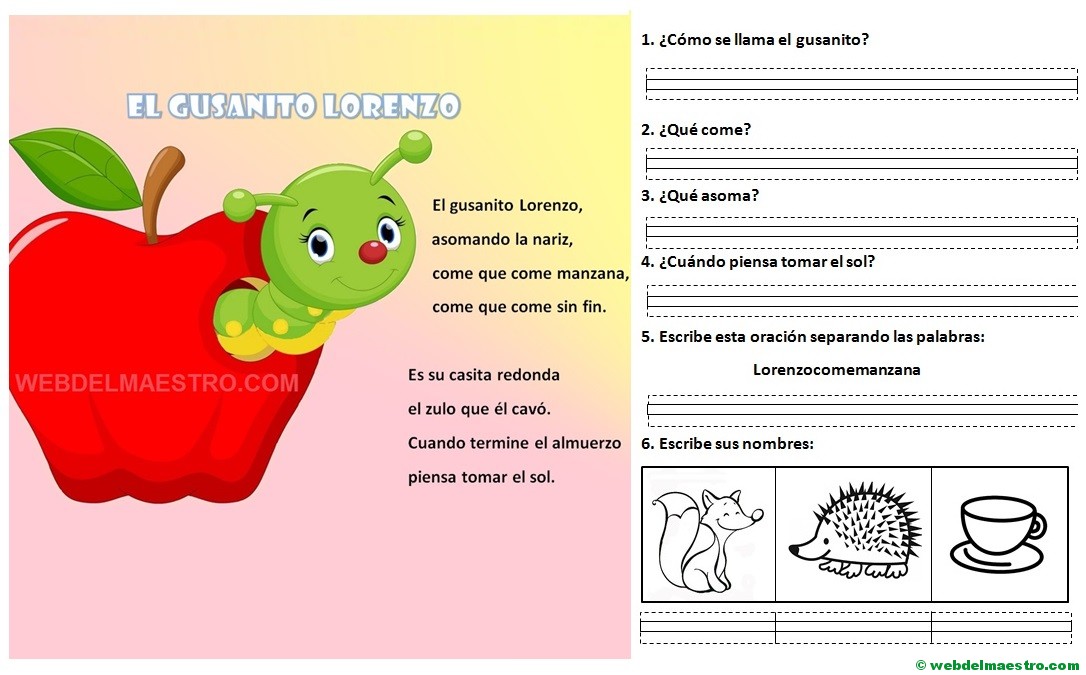 Lecturas infantiles | Letra Z