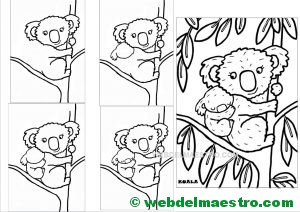 Como dibujar un koala para descargar e imprimir-2