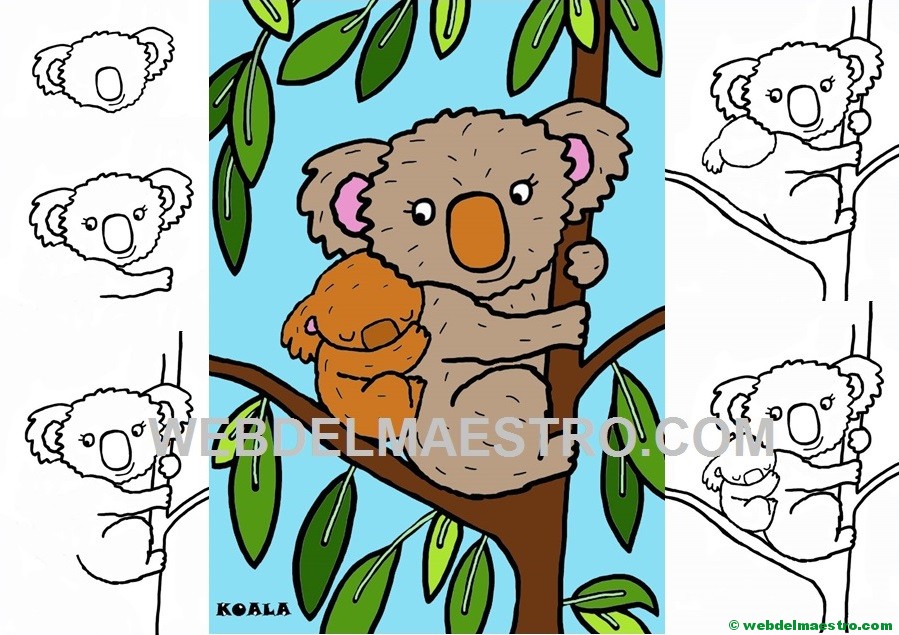 Cómo dibujar un koala
