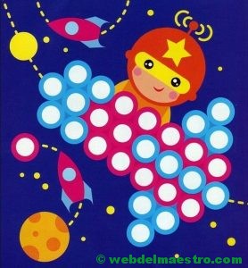 Plantillas para juegos con botones-cohete