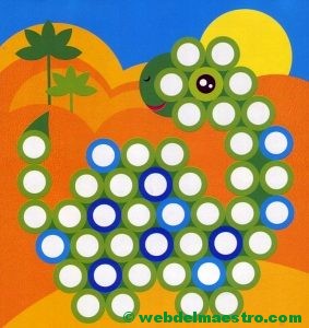 Plantillas para juegos con botones-dragón