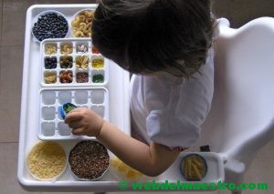 Practicar la pinza digital y precisión óculo manual