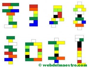 Psicomotricidad fina con piezas lego-esquemas-3