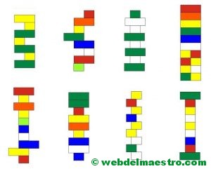 Psicomotricidad fina con piezas lego-esquemas