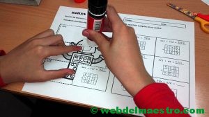 Sumas con llevadas divertidas-paso 2