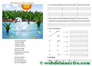 lecturas infantiles con actividades-letras ce, ci