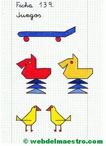 Dibujos en cuadrícula para copiar-Juegos