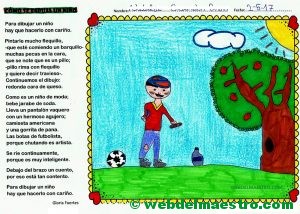 cómo se dibuja un niño-Gloria Fuertes-