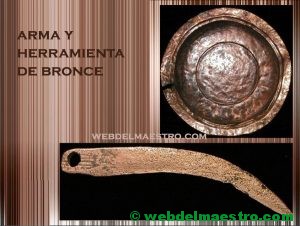 prehistoria-la edad de los metales-arma y herramienta de bronce