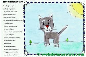 terminación de trabajos-cómo se dibuja un gato