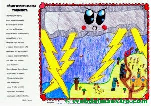 terminación de trabajos-cómo se dibuja una tormenta