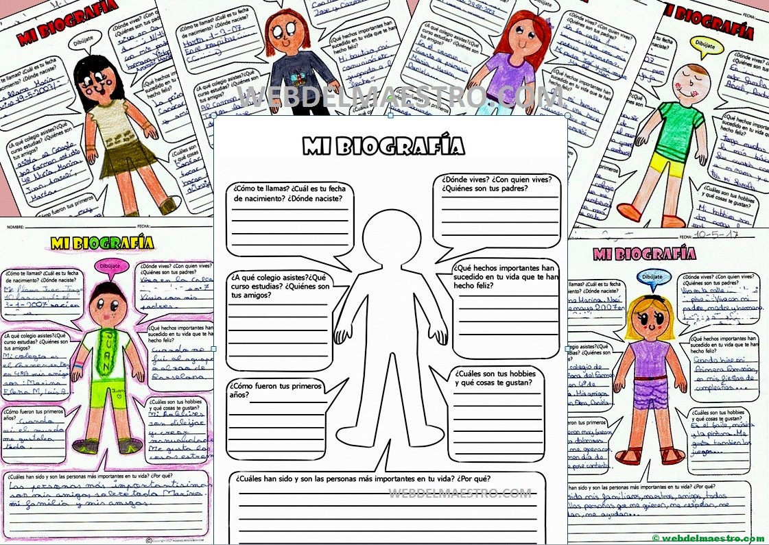 Autobiografía para niños de Primaria