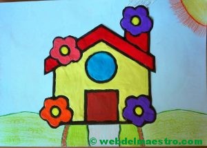 Manualidades-casa de plastilina