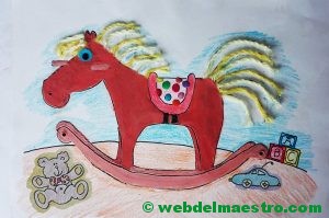 manualidades-Caballito balancín