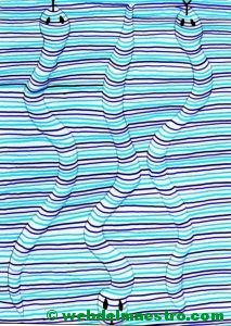 Dibujos con líneas- dibujos en 3d de serpientes