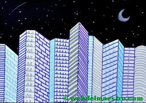 Dibujos en 3d de ciudad