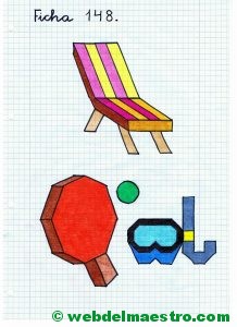 Dibujos sobre la playa- Ficha 2