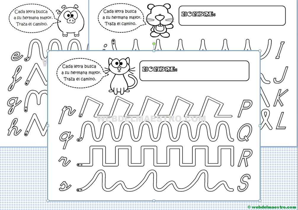 Grafomotricidad | Abecedario infantil