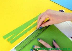 Manualidades infantiles - pavo real de papel- paso 1