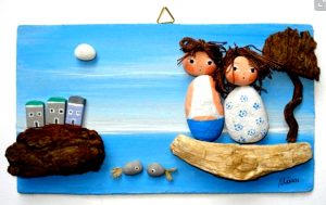 Cuadros hechos con piedras-2