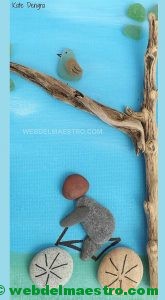 Cuadros hechos con piedras-paisaje