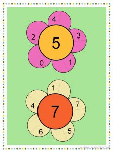 Descomponer los números 5 y 7-color-