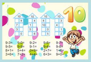 Descomponer números-Actividades color-10