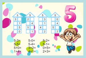 Descomponer números-Actividades color-5