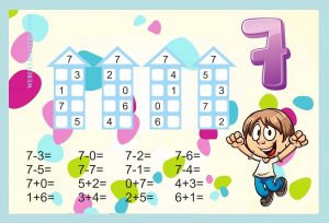 Descomponer números-Actividades color-7