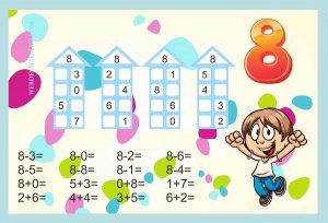 Descomponer números-Actividades color-8