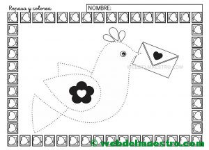 Ficha de grafomotricidad para imprimir-VI