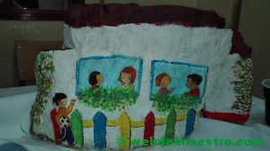 Imagen de casa- piedra pintada-