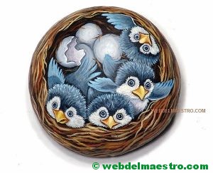 Piedras pintadas a mano-5