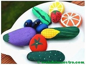 Piedras pintadas-frutas y hortalizas-3