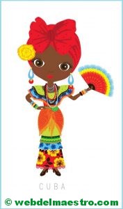 Traje típico de Cuba