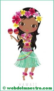 Traje típico de Hawaii