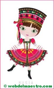 Traje típico de Rusia