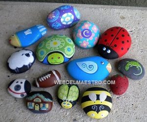 divertidas piedras pintadas