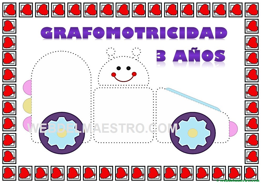 Grafomotricidad 3 años para imprimir