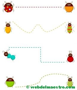 trazado de lineas rectas y onduladas