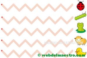 trazo inclinado invertido-